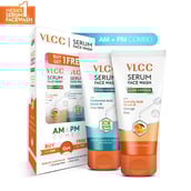 2 - VLCC Acne Defense & Hydra Nourish Serum Face Wash AM & PM Combo,  150 ml  with Orange Peel & Aloe Vera 