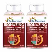 11 - Dr. Morepen Iron & Zinc (Pack of 2),  60 tablet(s) 