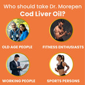 3 - Dr. Morepen Cod Liver Oil (Pack of 2),  100 softgels 