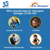 5 - Dr. Morepen Omega-3 Deep Sea Fish Oil Triple Strength (Pack of 2),  60 softgels 