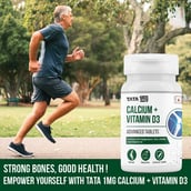 4 - Tata 1mg Calcium + Vitamin D3,  60 tablet(s)  Unflavoured 