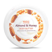 1 - VLCC Almond & Honey Body Butter, 200 g Ultra Moisture for Dehydrated Skin