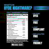 3 - ProSupps Hyde Night Mare,  0.87 lb  Black N Blueberry 