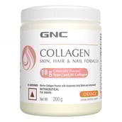 2 - GNC Women's Hair Skin & Nails 120 Tablets & Collagen 200g Combo, 2 Piece(s)/Pack Unflavoured & Orange
