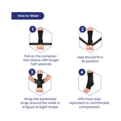 6 - Tata 1mg Ankle Binder, Black Medium