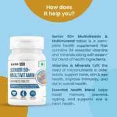 3 - Tata 1mg Senior 50+ Multivitamin,  Unflavoured  30 tablet(s) 