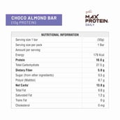 5 - RiteBite Max Protein Daily Bar (10g Protein),  24 bar(s)  Choco Almond 