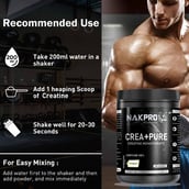 10 - Nakpro Crea+Pure Creatine Monohydrate,  Unflavoured  0.22 lb 