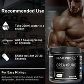 5 - Nakpro Crea+Pure Creatine Monohydrate,  Unflavoured  0.55 lb 