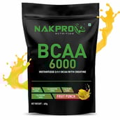 1 - Nakpro BCAA 6000, 0.88 lb 40 Servings Fruit Punch