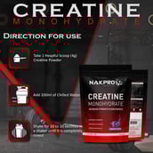 6 - Nakpro Creatine Monohydrate,  Blueberry  0.88 lb 