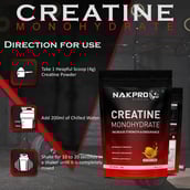 6 - Nakpro Creatine Monohydrate,  Fruit Punch  0.88 lb 