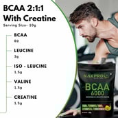 4 - Nakpro BCAA 6000, 0.88 lb 40 Servings Fruit Punch