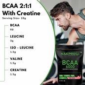4 - Nakpro BCAA 6000,  0.88 lb  40 Servings  Pink Guava 