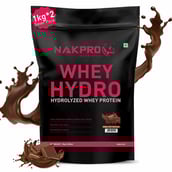 1 - Nakpro Whey Hydro Hydrolyzed Whey Protein, 2.2 lb Double Rich Chocolate (Pack of 2)