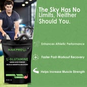 6 - Nakpro L-Glutamine,  0.66 lb  Pink Guava 