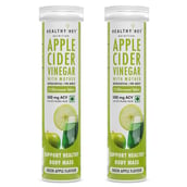 1 - HealthyHey Nutrition Apple Cider Vinegar with Mother,  15 tablet(s)  Green Apple (Pack of 2) 