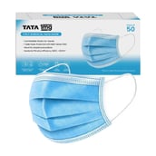 1 - Tata 1mg 3 Ply Surgical Mask,  Blue 