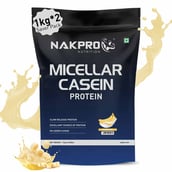 1 - Nakpro Micellar Casein Protein,  2.2 lb  Banana (Pack of 2) 