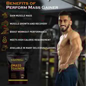 7 - Nakpro Perform Mass Gainer,  2.2 lb  Double Rich Chocolate (Pack of 3) 