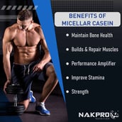 5 - Nakpro Micellar Casein Protein,  2.2 lb  Banana (Pack of 2) 
