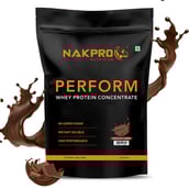 3 - Nakpro Perform Whey Protein Concentrate,  4 Piece(s)/Pack  Chocolate, Chocolate Cream, Coffee, Cookies & Cream 