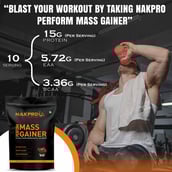 6 - Nakpro Perform Mass Gainer,  2.2 lb  Double Rich Chocolate 