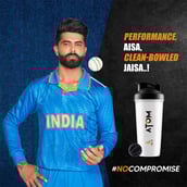 3 - AS-IT-IS Nutrition ATOM Shaker Bottle with Mixer Ball,  White  800 ml 