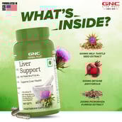 4 - GNC Herbal Plus Liver Support (Pack of 2), 60 veggie capsule(s)