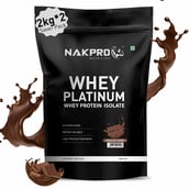 1 - Nakpro Whey Platinum Whey Protein Isolate,  4.4 lb  Chocolate (Pack of 2) 