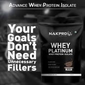 7 - Nakpro Whey Platinum Whey Protein Isolate,  1.1 lb  Chocolate 