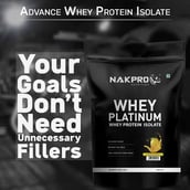 7 - Nakpro Whey Platinum Whey Protein Isolate, 1.1 lb Mango
