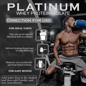 4 - Nakpro Whey Platinum Whey Protein Isolate,  4.4 lb  Chocolate (Pack of 2) 