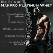 5 - Nakpro Whey Platinum Whey Protein Isolate, 1.1 lb Vanilla
