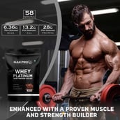 3 - Nakpro Whey Platinum Whey Protein Isolate,  4.4 lb  Double Rich Chocolate 