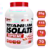 SAN Titanium Isolate Supreme,  4.62 lb  Strawberry Yogurt 