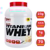 SAN 100% Pure Titanium Whey,  4.62 lb  Vanilla Butterscotch 