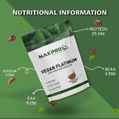 4 - Nakpro Vegan Platinum Soy Protein Isolate,  2.2 lb  Chocolate 