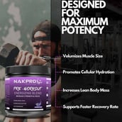 7 - Nakpro Pre-Workout,  0.55 lb  Blueberry (Jar) 