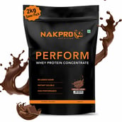 1 - Nakpro Perform Whey Protein Concentrate 4.4 lb & Creatine Monohydrate 0.55 lb Combo,  2 Piece(s)/Pack  Chocolate & Unflavoured 