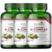 1 - Simply Herbal Plant Based B-Complex,  60 capsules  Unflavoured (Pack of 3) 