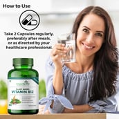7 - Simply Herbal Plant Based Vitamin B12,  60 capsules  Unflavoured (Pack of 3) 