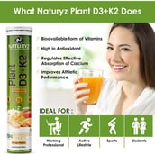 4 - Naturyz Plant D3+K2,  15 tablet(s)  Mango 
