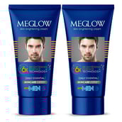 1 - Meglow Skin Brightening Face Cream for Men,  50 g  for All Skin Types (Pack of 2) 