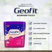 3 - Geofit Protein Powder,  Vanilla  250 g 