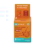 4 - HealthKart HK Vitals ACV 750 mg Effervescent,  3 tablet(s)  Orange 