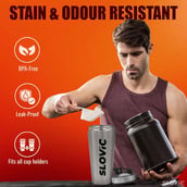3 - SLOVIC Steel Shaker,  Silver  750 ml 