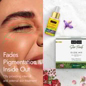 2 - Kapiva Glow Mix 30 Sachets & Kumkumadi Glow Face Oil 30ml Combo,  2 Piece(s)/Pack  Unflavoured 