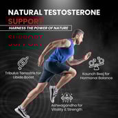 3 - Vaamveda Sports Testosterone Booster Testo Boost Long Time Stamina for Men Supplements, 30 capsules Unflavoured