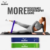5 - SLOVIC Mini Loop Resistance Bands,  Blue Green  Light X-Light 